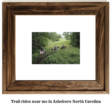 trail rides near me in Asheboro, North Carolina